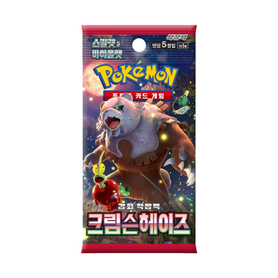 Pokémon Crimson Haze Booster - KOREA - produkt kolekcjonerski